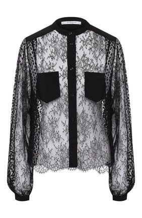 Женская кружевная блузка GIVENCHY черного цвета по цене 108000 руб., арт. BW60GN206T | Фото 1 Женская кружевная блузка GIVENCHY черного цвета, арт. BW60GN206T | Фото 1