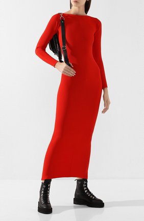 Женское платье ALEXANDER WANG красного цвета по цене 53550 руб., арт. 1KC2196120 | Фото 2 Женское платье ALEXANDER WANG красного цвета, арт. 1KC2196120 | Фото 2