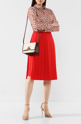 Женская сумка tb bag small BURBERRY бежевого цвета по цене 119000 руб., арт. 8014640 | Фото 2 Женская сумка tb bag small BURBERRY бежевого цвета, арт. 8014640 | Фото 2