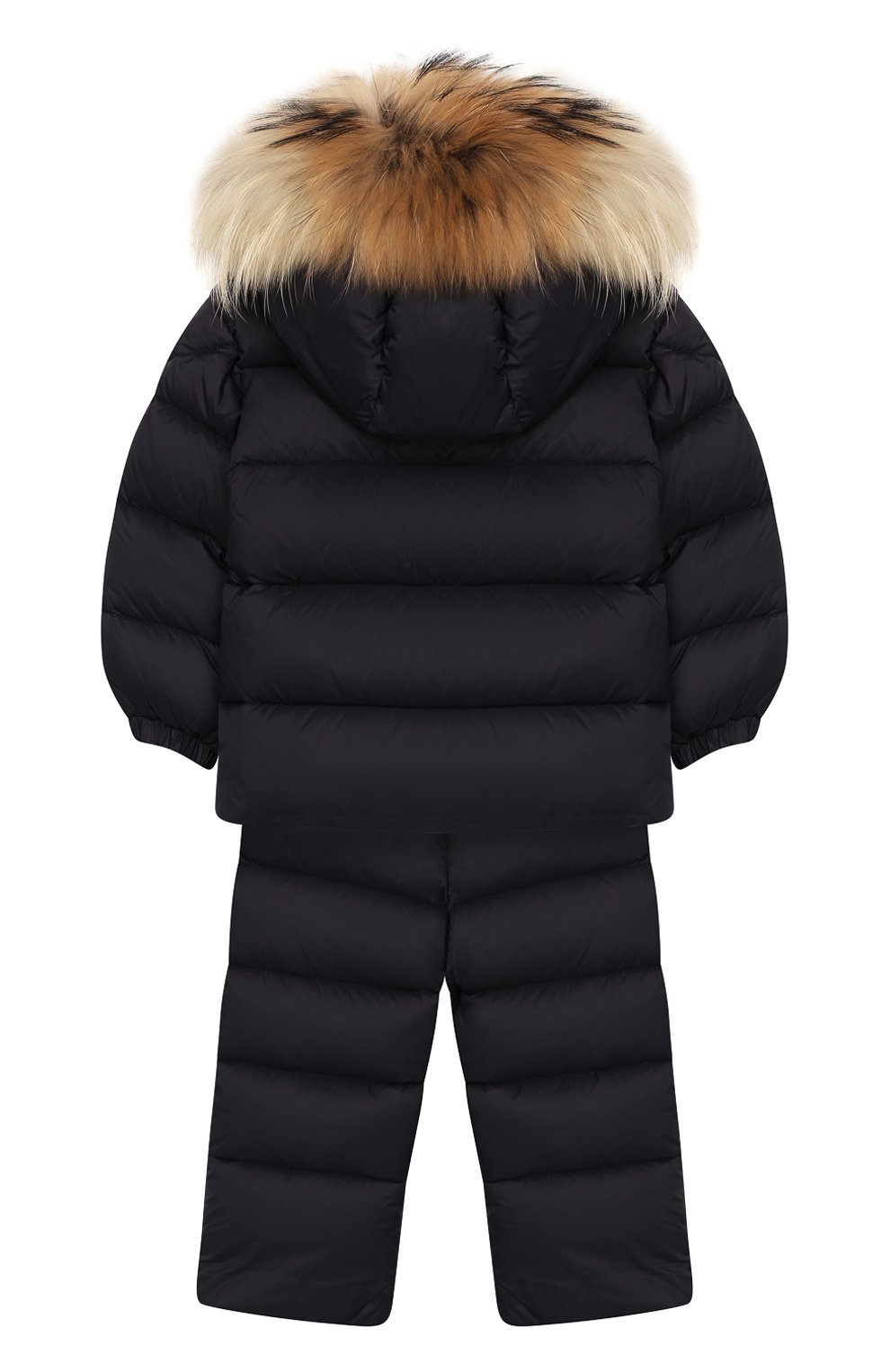 Детский комплект из куртки и комбинезона MONCLER ENFANT синего цвета по цене 47300 руб., арт. E2-951-70335-25-53079 | Фото 2 Детский комплект из куртки и комбинезона MONCLER ENFANT синего цвета, арт. E2-951-70335-25-53079 | Фото 2