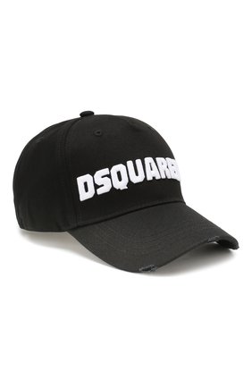 Мужской хлопковая бейсболка DSQUARED2 черно-белого цвета по цене 8995 руб., арт. BCM0222 05C00001 | Фото 1 Мужской хлопковая бейсболка DSQUARED2 черно-белого цвета, арт. BCM0222 05C00001 | Фото 1