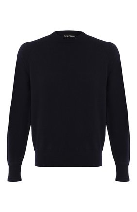 Мужской кашемировый джемпер TOM FORD темно-синего цвета по цене 85250 руб., арт. BTK66/TFK310 | Фото 1 Мужской кашемировый джемпер TOM FORD темно-синего цвета, арт. BTK66/TFK310 | Фото 1
