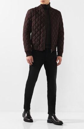 Мужской шерстяная водолазка ERMENEGILDO ZEGNA темно-коричневого цвета по цене 56450 руб., арт. UTM00/120 | Фото 2 Мужской шерстяная водолазка ERMENEGILDO ZEGNA темно-коричневого цвета, арт. UTM00/120 | Фото 2