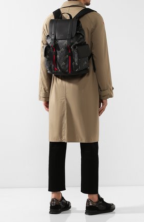 Мужской рюкзак gg supreme GUCCI черного цвета по цене 128000 руб., арт. 495563/G02CX | Фото 2 Мужской рюкзак gg supreme GUCCI черного цвета, арт. 495563/G02CX | Фото 2