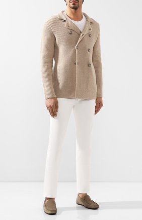 Мужские замшевые мокасины city gommino TOD’S серого цвета по цене 29950 руб., арт. XXM0LR00040RE0 | Фото 2 Мужские замшевые мокасины city gommino TOD’S серого цвета, арт. XXM0LR00040RE0 | Фото 2