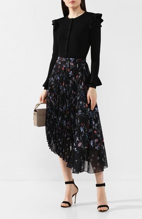 Женский кардиган из вискозы ALICE + OLIVIA черного цвета по цене 36350 руб., арт. CC906513732 | Фото 2 Женский кардиган из вискозы ALICE + OLIVIA черного цвета, арт. CC906513732 | Фото 2