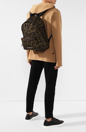 Мужской текстильный рюкзак BURBERRY хаки цвета по цене 69200 руб., арт. 8016198 | Фото 2 Мужской текстильный рюкзак BURBERRY хаки цвета, арт. 8016198 | Фото 2