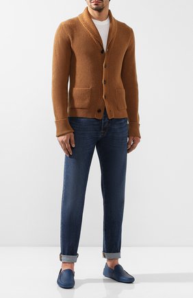 Мужские кожаные мокасины gommini TOD’S синего цвета по цене 32050 руб., арт. XXM0GW0S570NLK | Фото 2 Мужские кожаные мокасины gommini TOD’S синего цвета, арт. XXM0GW0S570NLK | Фото 2