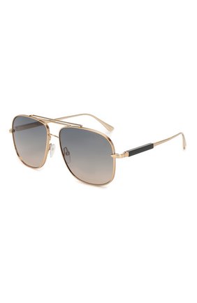 Мужские солнцезащитные очки TOM FORD золотого цвета по цене 28000 руб., арт. TF669 28B | Фото 1 Мужские солнцезащитные очки TOM FORD золотого цвета, арт. TF669 28B | Фото 1