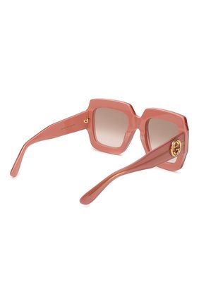 Женские солнцезащитные очки GUCCI розового цвета по цене 25000 руб., арт. GG0178 007 | Фото 4 Женские солнцезащитные очки GUCCI розового цвета, арт. GG0178 007 | Фото 4