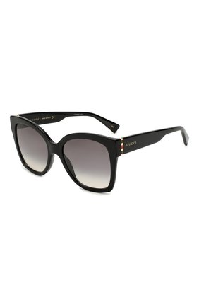 Женские солнцезащитные очки GUCCI черного цвета по цене 21800 руб., арт. GG0459 001 | Фото 1 Женские солнцезащитные очки GUCCI черного цвета, арт. GG0459 001 | Фото 1