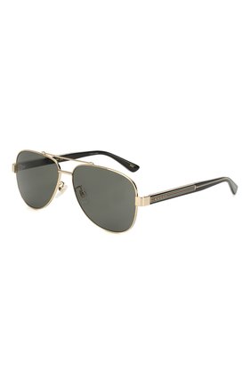 Мужские солнцезащитные очки GUCCI черного цвета по цене 21300 руб., арт. GG0528 001 | Фото 1 Мужские солнцезащитные очки GUCCI черного цвета, арт. GG0528 001 | Фото 1