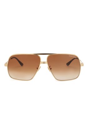 Мужские солнцезащитные очки TOM FORD золотого цвета по цене 26150 руб., арт. TF735-H 30F | Фото 2 Мужские солнцезащитные очки TOM FORD золотого цвета, арт. TF735-H 30F | Фото 2
