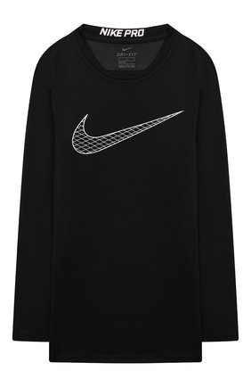Детская лонгслив NIKE черного цвета по цене 2160 руб., арт. 858230-011 | Фото 1 Детская лонгслив NIKE черного цвета, арт. 858230-011 | Фото 1