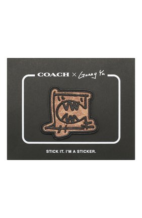 Мужского стикер COACH хаки цвета по цене 3080 руб., арт. 75572 | Фото 1 Мужского стикер COACH хаки цвета, арт. 75572 | Фото 1