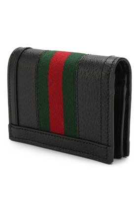 Женские кожаное портмоне ophidia GUCCI черного цвета по цене 29000 руб., арт. 523155/DJ2DG | Фото 2 Женские кожаное портмоне ophidia GUCCI черного цвета, арт. 523155/DJ2DG | Фото 2