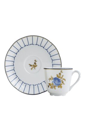 Мужского кофейная чашка с блюдцем brocante BERNARDAUD белого цвета по цене 13650 руб., арт. 1829/79 | Фото 1 Мужского кофейная чашка с блюдцем brocante BERNARDAUD белого цвета, арт. 1829/79 | Фото 1