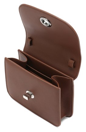 Женская поясная сумка flap pouch LORO PIANA коричневого цвета по цене 65300 руб., арт. FAI7095 | Фото 4 Женская поясная сумка flap pouch LORO PIANA коричневого цвета, арт. FAI7095 | Фото 4