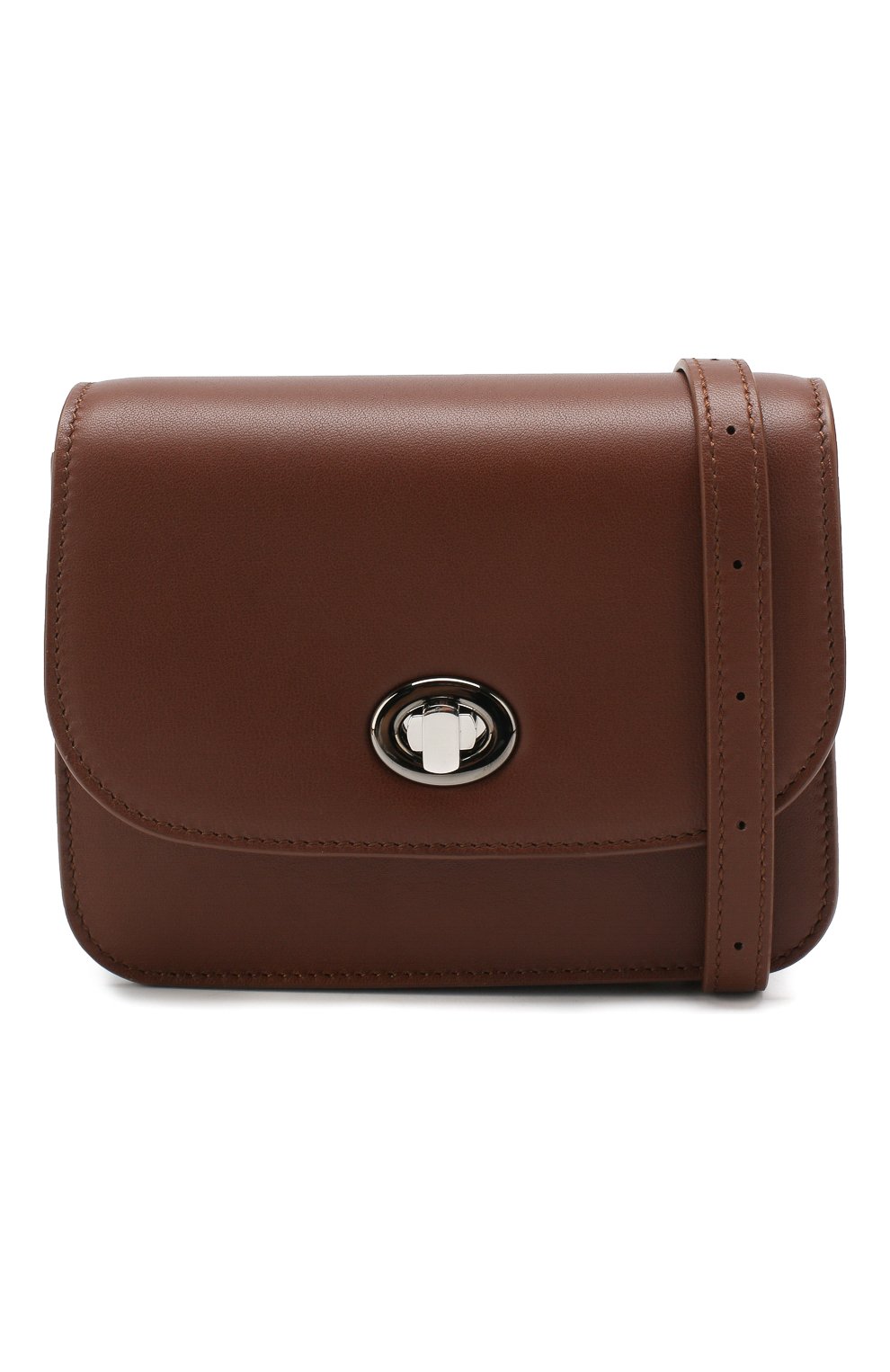 Женская поясная сумка flap pouch LORO PIANA коричневого цвета по цене 65300 руб., арт. FAI7095 | Фото 6 Женская поясная сумка flap pouch LORO PIANA коричневого цвета, арт. FAI7095 | Фото 6