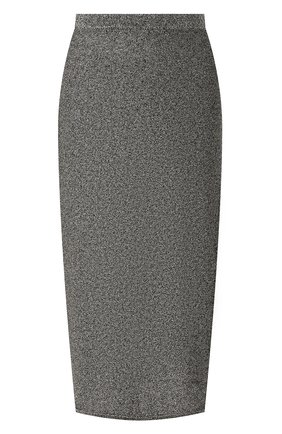 Женская юбка ST. JOHN серого цвета, арт. K70W002 | Фото 1 (Материал внешний: Вискоза, Синтетический материал; Длина Ж (юбки, платья, шорты): Миди; Статус проверки: Проверена категория)