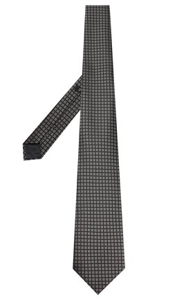 Мужской шелковый галстук ERMENEGILDO ZEGNA темно-серого цвета по цене 13450 руб., арт. Z6E05/1XW | Фото 2 Мужской шелковый галстук ERMENEGILDO ZEGNA темно-серого цвета, арт. Z6E05/1XW | Фото 2