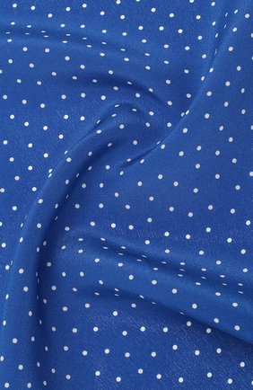 Мужской шелковый платок LANVIN синего цвета, арт. 3465/HANDKERCHIEF | Фото 2 (Статус проверки: Проверена категория, Проверено; Материал: Шелк, Текстиль)