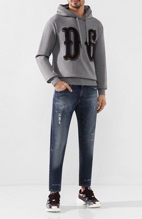 Мужские джинсы DOLCE & GABBANA синего цвета по цене 49950 руб., арт. GYJCCD/G8BG1 | Фото 2 Мужские джинсы DOLCE & GABBANA синего цвета, арт. GYJCCD/G8BG1 | Фото 2