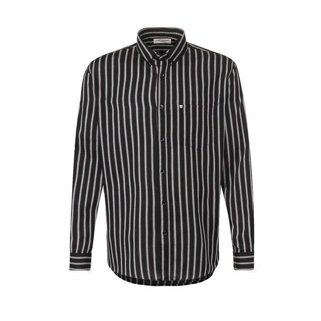 Рубашка из смеси хлопка и вискозы Yves Saint Laurent 10413818