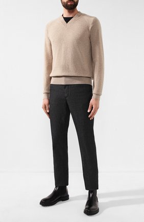 Мужской кашемировый пуловер TOM FORD бежевого цвета по цене 85250 руб., арт. BTK66/TFK300 | Фото 2 Мужской кашемировый пуловер TOM FORD бежевого цвета, арт. BTK66/TFK300 | Фото 2