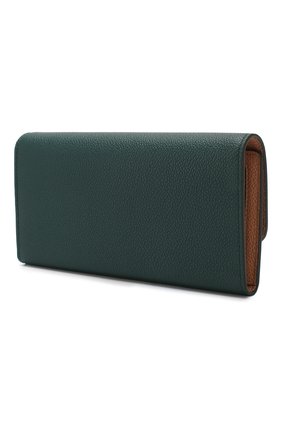Женские кожаный кошелек TOD’S зеленого цвета по цене 36450 руб., арт. XAWSELB9501WEB | Фото 2 Женские кожаный кошелек TOD’S зеленого цвета, арт. XAWSELB9501WEB | Фото 2