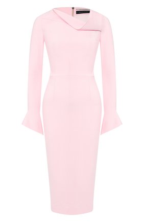 Женское платье ROLAND MOURET светло-розового цвета по цене 83100 руб., арт. PW19/S0647/F2196 | Фото 1 Женское платье ROLAND MOURET светло-розового цвета, арт. PW19/S0647/F2196 | Фото 1