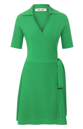 Женское платье из вискозы DIANE VON FURSTENBERG зеленого цвета по цене 38000 руб., арт. 13225DVF | Фото 1 Женское платье из вискозы DIANE VON FURSTENBERG зеленого цвета, арт. 13225DVF | Фото 1