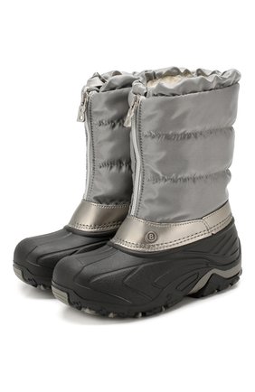 Детские утепленные сапоги BOGNER KIDS серебряного цвета по цене 11500 руб., арт. 493-9242/B0RMI0 JR. 2A | Фото 1 Детские утепленные сапоги BOGNER KIDS серебряного цвета, арт. 493-9242/B0RMI0 JR. 2A | Фото 1