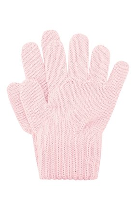 Детские шерстяные перчатки CATYA светло-розового цвета, арт. 923531 | Фото 1 (Статус проверки: Проверено, Проверена категория; Материал: Шерсть, Текстиль; Региональные ограничения белый список (Axapta Mercury): RU)