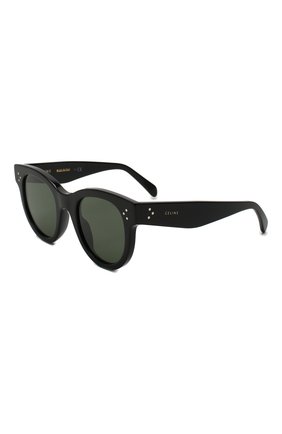 Женские солнцезащитные очки CELINE EYEWEAR черного цвета по цене 17650 руб., арт. CL40003I 01A | Фото 1 Женские солнцезащитные очки CELINE EYEWEAR черного цвета, арт. CL40003I 01A | Фото 1