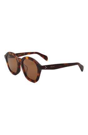 Женские солнцезащитные очки CELINE EYEWEAR коричневого цвета по цене 16000 руб., арт. CL40017F 53E | Фото 1 Женские солнцезащитные очки CELINE EYEWEAR коричневого цвета, арт. CL40017F 53E | Фото 1