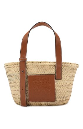 Женская сумка basket LOEWE бежевого цвета по цене 26850 руб., арт. 327.02.S93 | Фото 1 Женская сумка basket LOEWE бежевого цвета, арт. 327.02.S93 | Фото 1