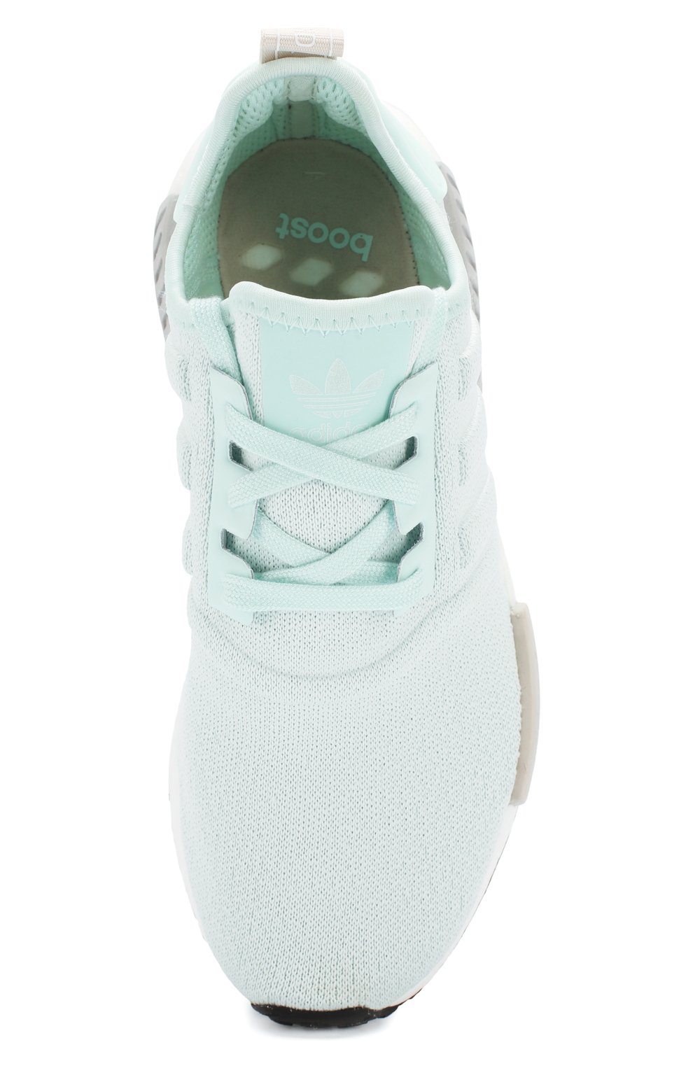 Женские светло-зеленые текстильные кроссовки nmd_r1 ADIDAS ORIGINALS купить  в интернет-магазине ЦУМ, арт. EE5181