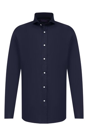 Мужская хлопковая сорочка RALPH LAUREN темно-синего цвета по цене 55300 руб., арт. 790758600 | Фото 1 Мужская хлопковая сорочка RALPH LAUREN темно-синего цвета, арт. 790758600 | Фото 1 (Рукава: Длинные; Материал внешний: Хлопок; Длина (для топов): Стандартные; Статус проверки: Проверено, Проверена категория; Случай: Формальный; Манжеты: На пуговицах; Мужское Кросс-КТ: Сорочка-одежда; Воротник: Акула; Принт: Однотонные)