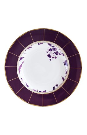 Суповая тарелка prunus BERNARDAUD фиолетового цвета, арт. 1831/21461 | Фото 1 (Статус проверки: Проверена категория; Ограничения доставки: fragile-2)