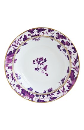 Блюдо глубокое круглое 29 см BERNARDAUD фиолетового цвета, арт. 1831/21467 | Фото 1 (Статус проверки: Проверена категория; Ограничения доставки: fragile-2)
