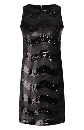 Женское платье с пайетками EMPORIO ARMANI черного цвета по цене 24800 руб., арт. 6G2A72/2NUQZ | Фото 1 Женское платье с пайетками EMPORIO ARMANI черного цвета, арт. 6G2A72/2NUQZ | Фото 1