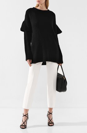 Женская свитер REDVALENTINO черного цвета по цене 39300 руб., арт. SR0KCB98/4LV | Фото 2 Женская свитер REDVALENTINO черного цвета, арт. SR0KCB98/4LV | Фото 2