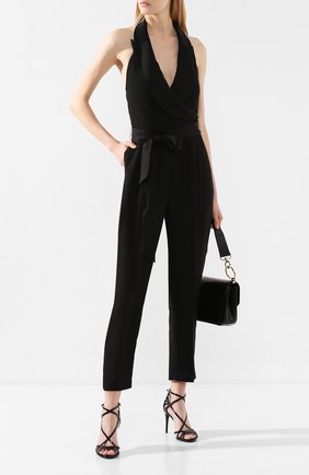 Женский комбинезон DIANE VON FURSTENBERG черного цвета по цене 56400 руб., арт. 13152DVF | Фото 2 Женский комбинезон DIANE VON FURSTENBERG черного цвета, арт. 13152DVF | Фото 2