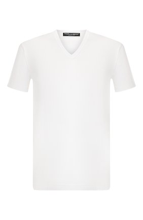 Мужская хлопковая футболка DOLCE & GABBANA белого цвета по цене 27550 руб., арт. G8KG0T/FU7EQ | Фото 1 Мужская хлопковая футболка DOLCE & GABBANA белого цвета, арт. G8KG0T/FU7EQ | Фото 1 (Длина (для топов): Стандартные; Материал внешний: Хлопок; Статус проверки: Проверена категория, Проверено; Рукава: Короткие; Принт: Без принта; Стили: Кэжуэл; Региональные ограничения белый список (Axapta Mercury): RU)