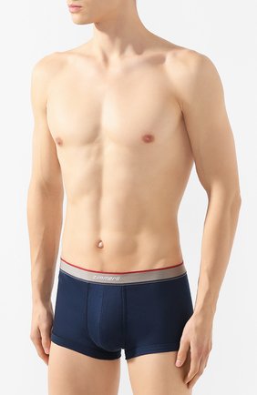 Мужские хлопковые боксеры ZIMMERLI темно-синего цвета по цене 4725 руб., арт. 222-1475 | Фото 2 Мужские хлопковые боксеры ZIMMERLI темно-синего цвета, арт. 222-1475 | Фото 2