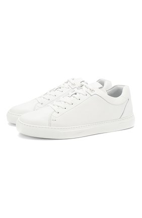 Мужские кожаные кеды HARRYS OF LONDON белого цвета по цене 29150 руб., арт. T0M NAPPA LEATHER/TECH | Фото 1 Мужские кожаные кеды HARRYS OF LONDON белого цвета, арт. T0M NAPPA LEATHER/TECH | Фото 1