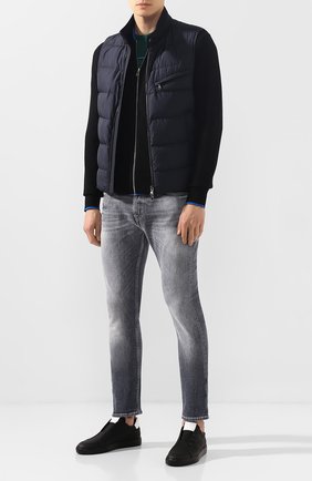 Мужские кожаные кеды HARRYS OF LONDON черного цвета по цене 32200 руб., арт. TRACK TECH LEATHER | Фото 2 Мужские кожаные кеды HARRYS OF LONDON черного цвета, арт. TRACK TECH LEATHER | Фото 2
