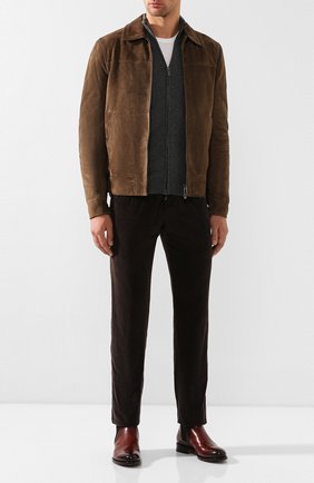 Мужской кашемировый кардиган GIORGIO ARMANI темно-серого цвета по цене 129500 руб., арт. 6GSEA4/SMC2Z | Фото 2 Мужской кашемировый кардиган GIORGIO ARMANI темно-серого цвета, арт. 6GSEA4/SMC2Z | Фото 2 (Материал внешний: Кашемир, Шерсть; Статус проверки: Проверена категория; Рукава: Длинные; Длина (для топов): Стандартные; Стили: Кэжуэл; Мужское Кросс-КТ: Кардиган-одежда)