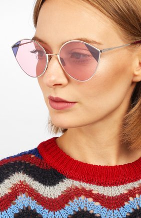 Женские солнцезащитные очки FENDI розового цвета по цене 26500 руб., арт. 0341 AVB | Фото 2 Женские солнцезащитные очки FENDI розового цвета, арт. 0341 AVB | Фото 2
